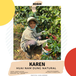 Authentic Karen Coffee Beans from Thailand - Huai Nam Dang