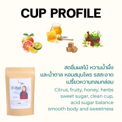 Genießen Sie Thailands Beste: Waschen Sie Pukkood-Kaffeebohnen