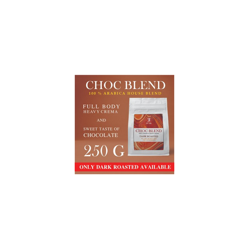 Thailand's Finest: J Peak Dark Roast Chocolate Blend (250g)