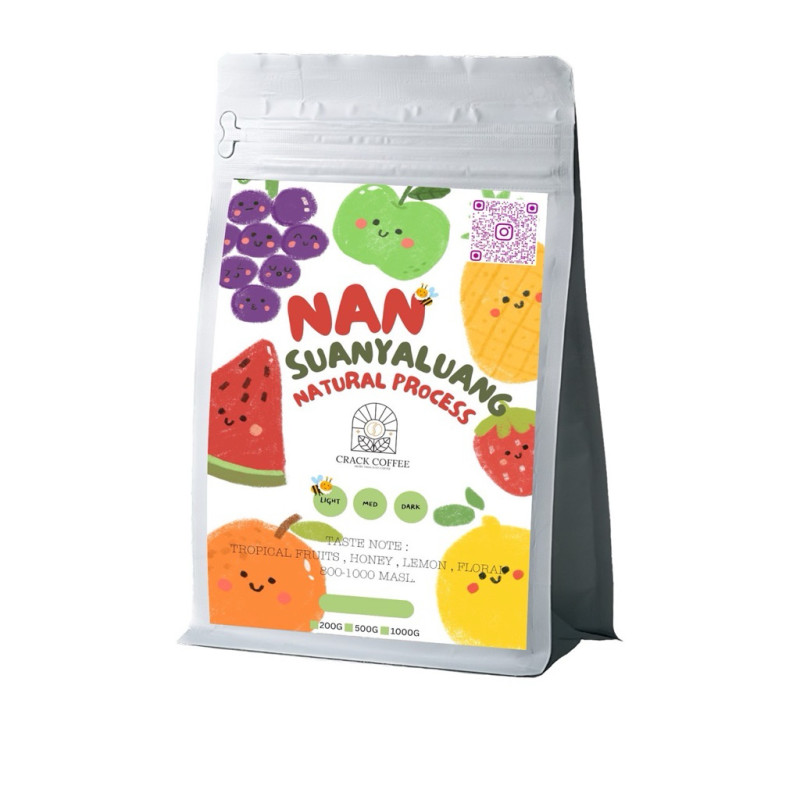 태국 최고의 맛: 프리 그라인딩 Suan Ya Luang Nan 아라비카