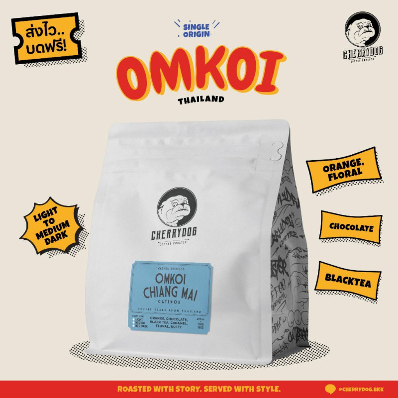 Authentic Thai Coffee Beans from Omkoi, Chiang Mai