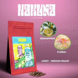 Thailand's Best Medium-Light Roast Coffee Beans: Hakuna Osmanthus