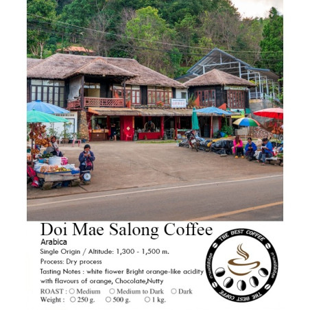 ドイメーサロンコーヒー豆：タイで焙煎されたオーガニックコーヒー豆