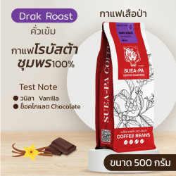 Suea Pa Coffee: Dark Roast Robusta Beans from Thailand